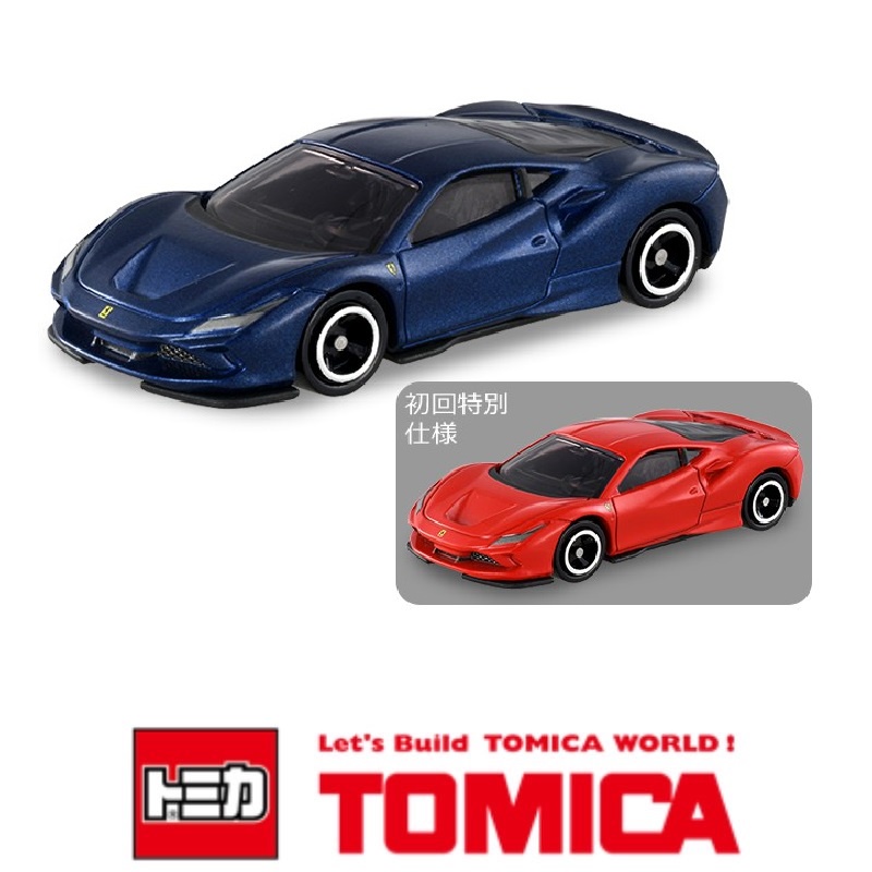 Tomica No. 59 多美 小汽車 Ferrari 法拉利 F8 Tributo 2020年 新車貼