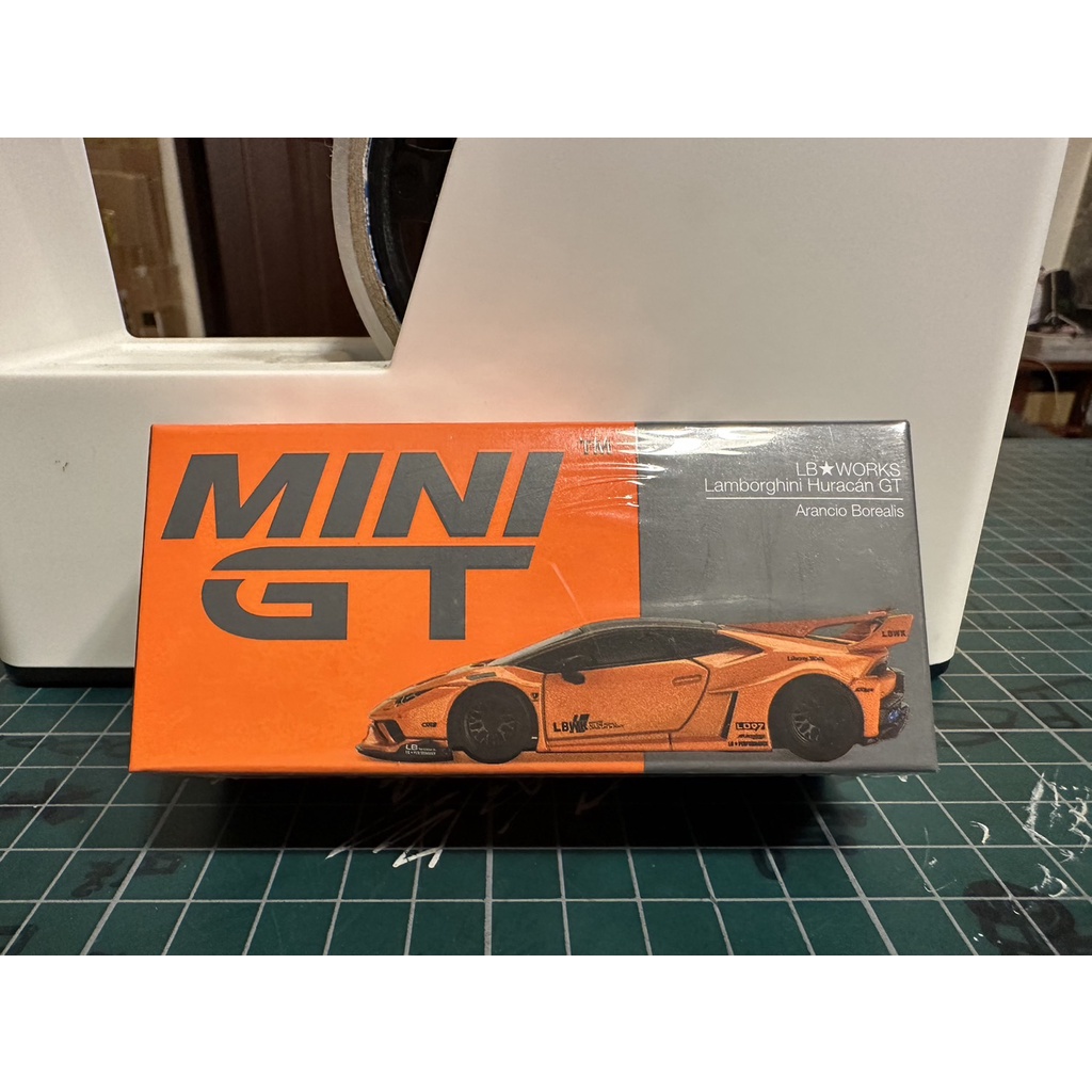 (肥宅) Mini GT #355 1/64 橘牛 Lamborghini Huracan GT 全新現貨