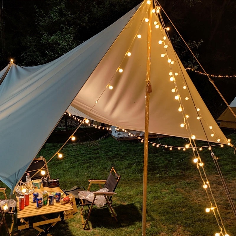 凱思戶外野營帳篷裝飾燈戶外LED露營氛圍燈 擺攤燈飾氣泡圓球