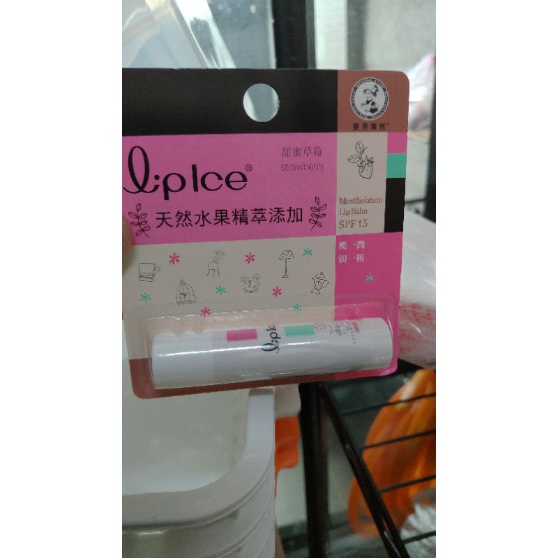 曼秀雷敦】LipIce潤唇膏-草莓3.5g