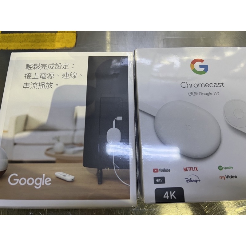 全新 原廠 公司貨 Google Chromecast 4代 google tv 四代 串流 媒體 電視棒