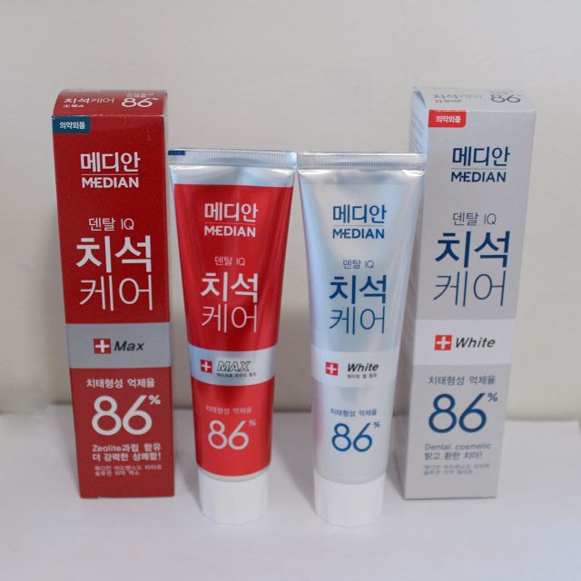 【現貨不用等】韓國 MEDIAN 升級版 86%牙垢護理牙膏 韓劇皮諾丘