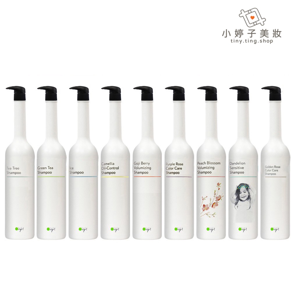 O'right 洗髮精 400ml 1000ml 茶樹 綠茶 茶花 枸杞 桃花 紫玫瑰 原廠公司貨 小婷子美妝