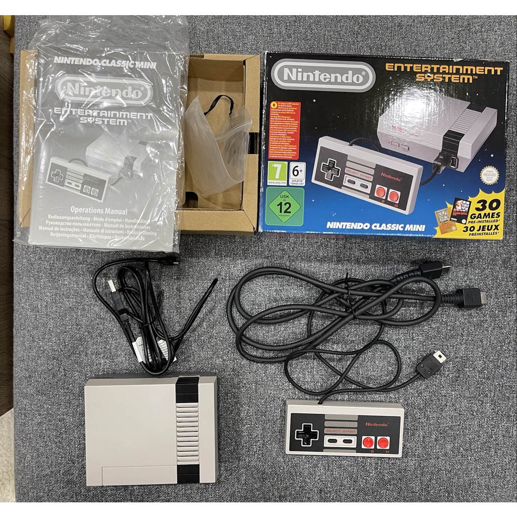 任天堂 歐美版 迷你紅白機 NES Classic Edition 二手