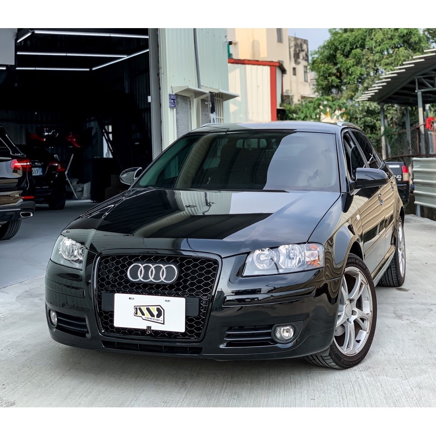 宗蒼車身設計 - 奧迪 A3 8P 升級 RS3 水箱罩 蜂巢式 水箱護罩 AUDI A3 S3 RS3