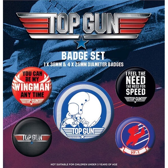 【捍衛戰士】Top Gun 主題徽章組