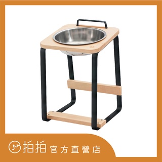 拍拍｜原木寵物託高碗架 L/楓木色｜paipaipets｜寵物碗 貓狗通用 碗架 架高碗 貓碗 狗碗 寵物餐具