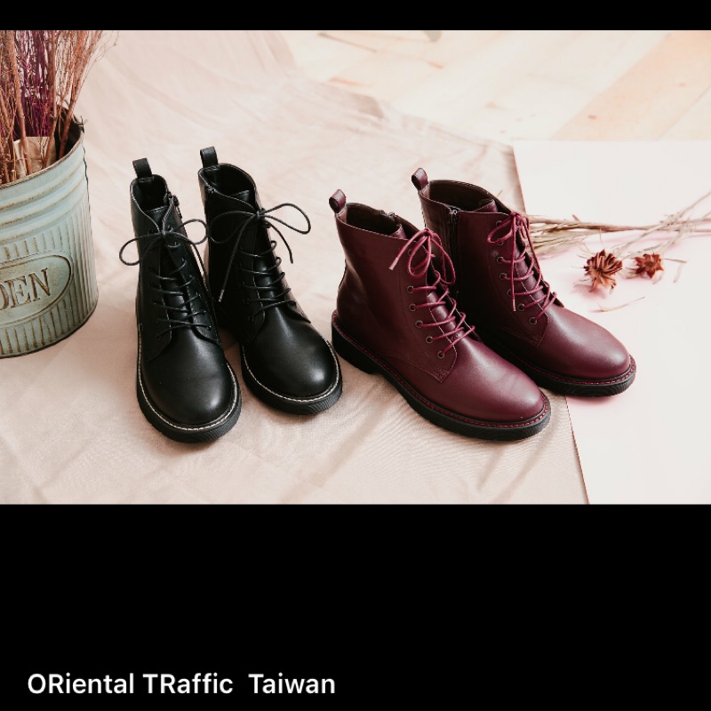 Oriental Traffic 短靴黑ll 41 42 蝦皮購物