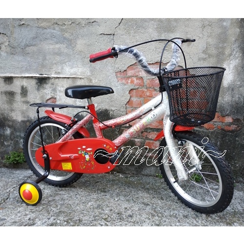 16吋兒童腳踏車 ☆曼尼☆ 黑座 腳踏車 自行車 童車～臀寬座墊～MIT台灣製 打氣輪
