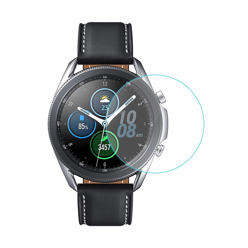 2片裝 三星Galaxy Watch 4Classic玻璃鋼化膜 華為GT2 Pro三星S2/S3/S4螢幕保護貼