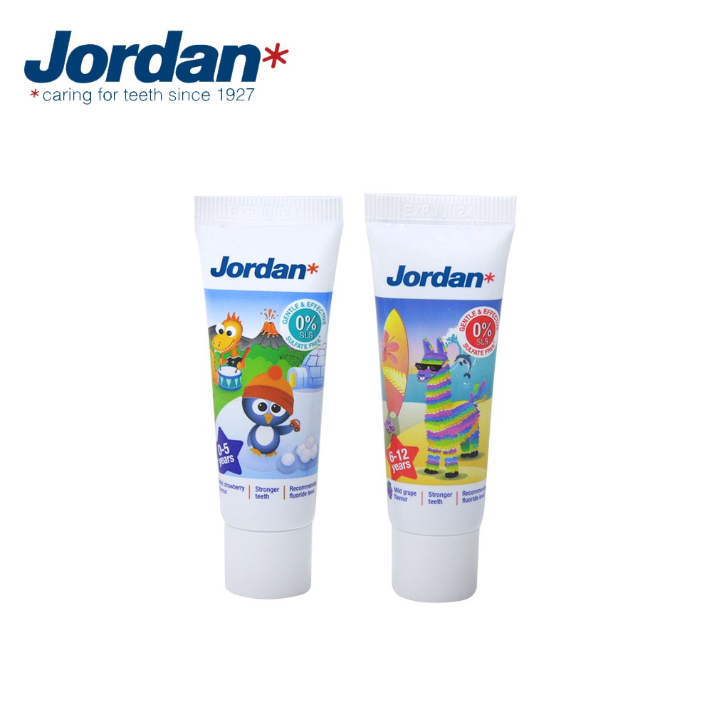 活動贈品 Jordan 清新水果味兒童牙膏20g(0-5歲/6-12歲)