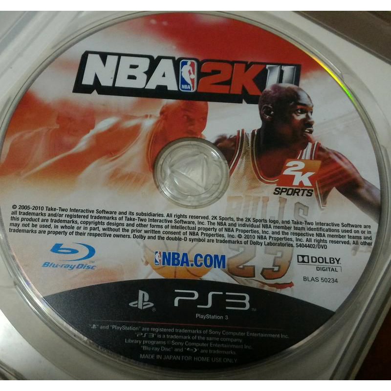 PS3 GAME_NBA2K11 /2手