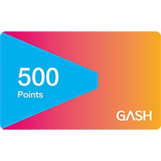 GASH POINT點數卡500點、遊戲點數、儲值遊戲、超商儲值、線上遊戲