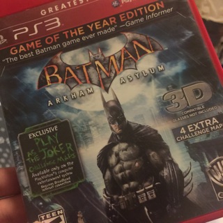 PS3 蝙蝠俠 小丑大逃亡 年度美版