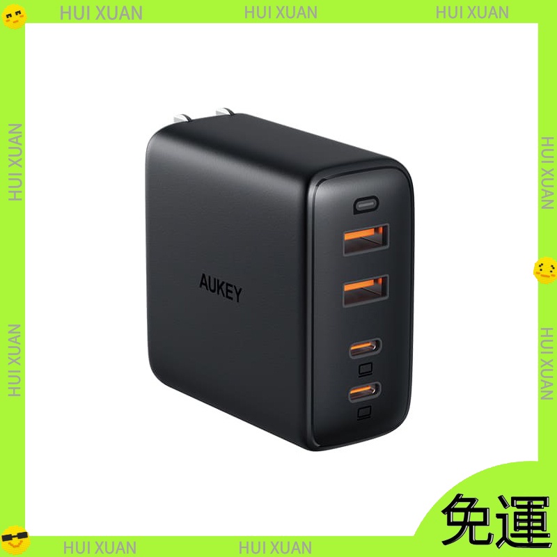 【現貨】AUKEY 氮化鎵GaN系列 Omnia Mix 4 100W (PA-B7) PD快充 4孔 充電頭 充電器