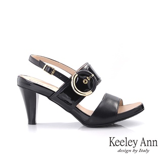 Keeley Ann 拼接剪裁寬帶高跟涼鞋(1320231)