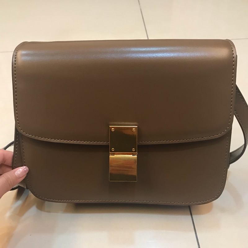 Celine classic box同款 鏡面亮感豆腐包