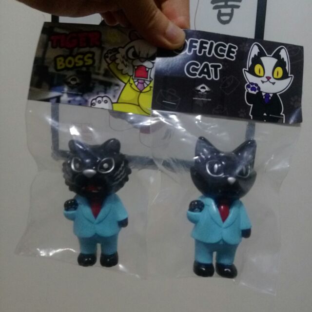 MaxToy 老虎社長 & 貓咪社員 日本限定 黑貓配色 兩隻一起賣! 非 小夏屋 Molly Labubu