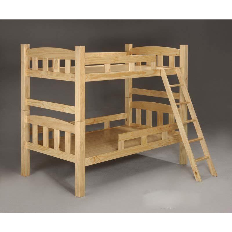 【萊夫家居】SN-322-1：3.5尺本色雙層床【台中家具】上下舖 宿舍床 兒童床 實木床 學生床 單人床 台灣製造