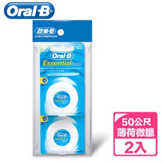 Oral-B 薄荷微蠟牙線(2入)/包