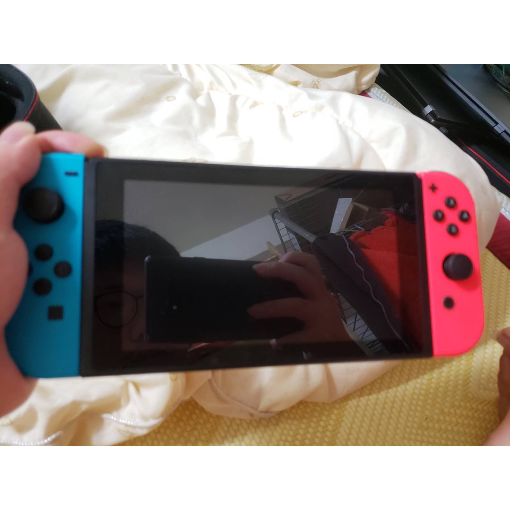 Nintendo Switch 電力加強版 紅藍機 #二手遊戲主機