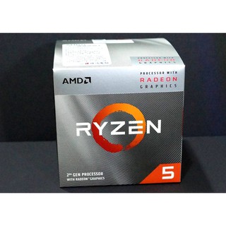 【夜野3C】AMD 超微 R5 3400G 4核 8緒 CPU 中央處理器 Vega 11內顯