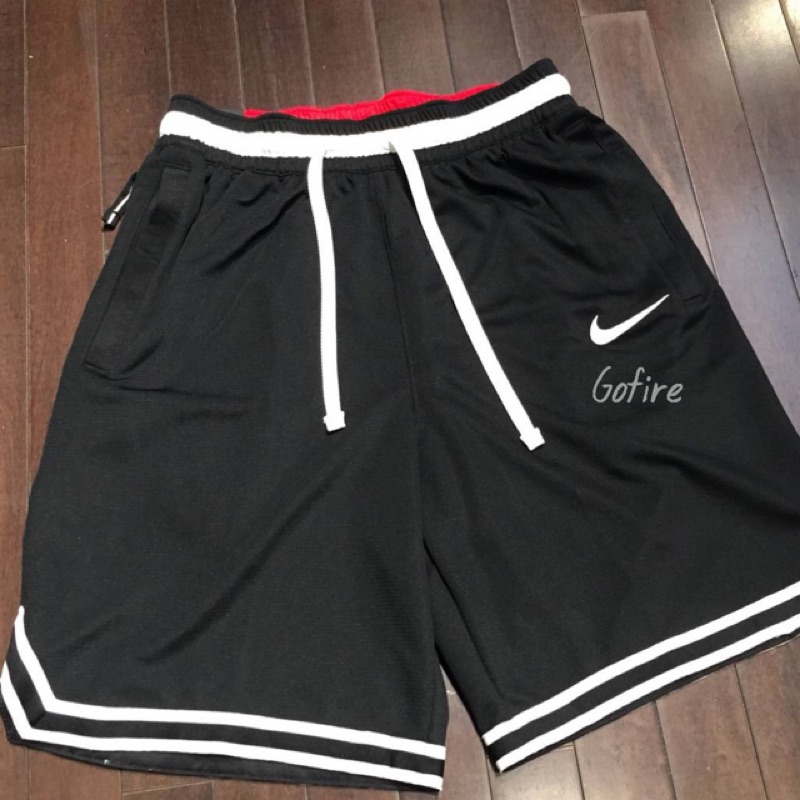 Nike DRY DNA SHORT 2.0 男 黑色 拉鍊 籃球短褲AT3151-010