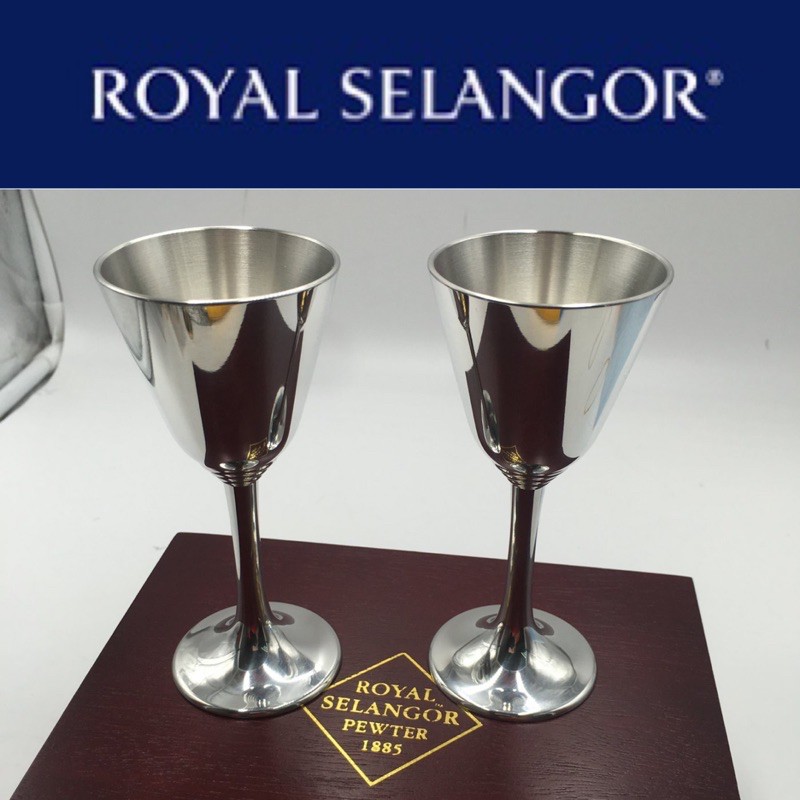 二手真品 ❤️狀況不錯❤️royal selangor pewter 杯子  對杯 5.5*12 紅804