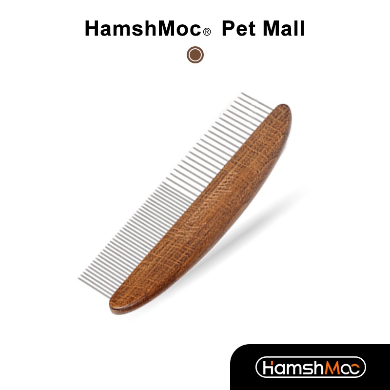 HamshMoc 寵物排梳針梳 貓狗兔子梳子 按摩梳 脫毛除毛梳 寵物理毛器具 梳毛器 寵物美容 長短毛通用【現貨速發】