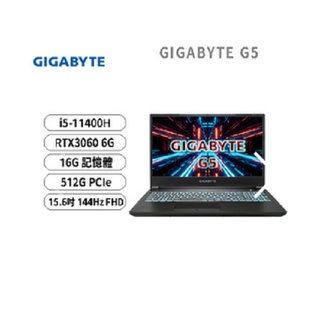 Gigabyte 技嘉 G5 KD-52TW123SO 15.6吋 筆記型電腦 i5-11400H 電競筆電零首付可無卡