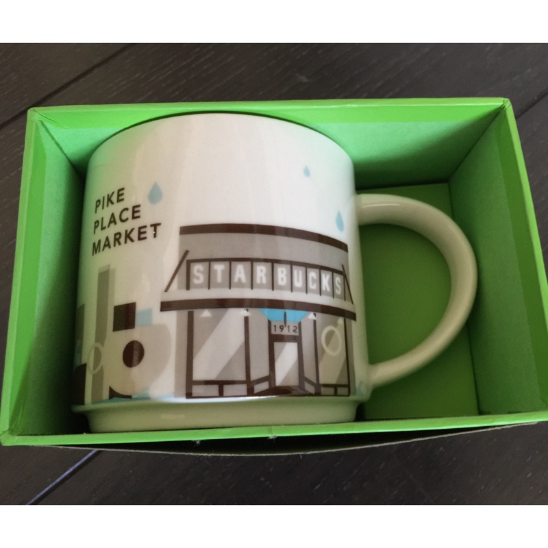 星巴克Starbucks 西雅圖派克市場 Pike Place Market 創始店 城市杯 14OZ