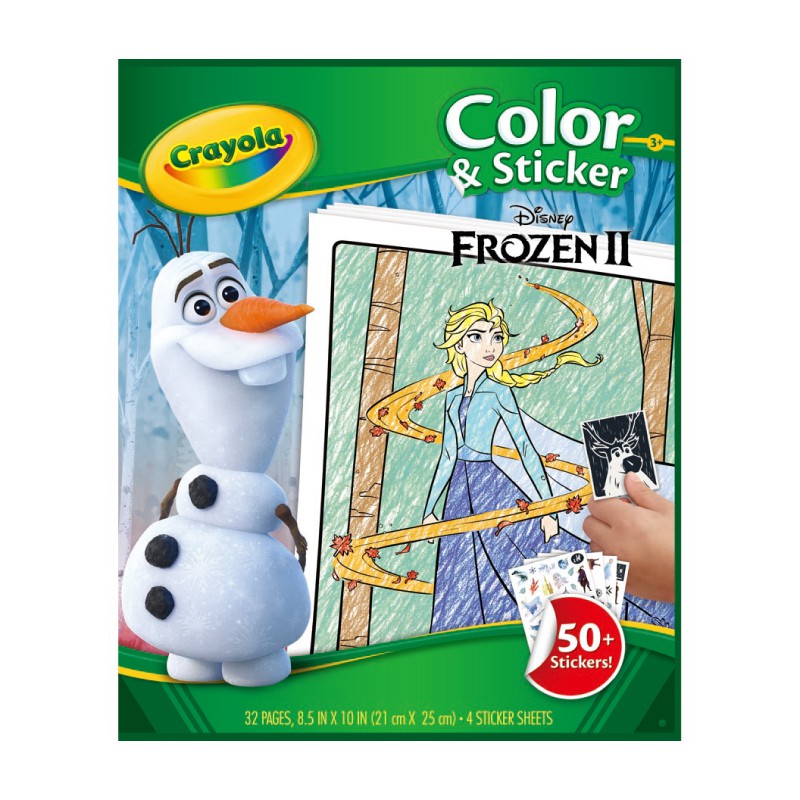 Crayola繪兒樂Disney Frozen迪士尼冰雪奇緣貼紙著色本 ToysRUs玩具反斗城