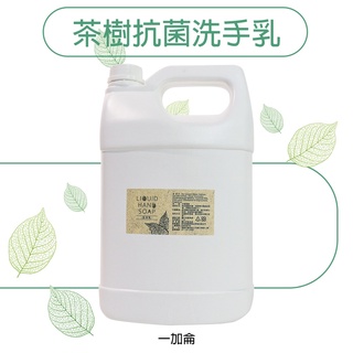 【臺灣現貨、快速出貨】MIT臺灣製造 茶樹抗菌洗手乳 一加侖 600ML 抗菌洗手乳 防疫必備 居家必備 洗手乳