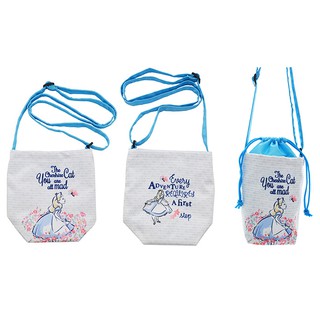 促銷價 正版授權 達課 DK-6561 迪士尼斜背可調式水壺袋-愛麗絲夢遊仙境 Disney 飲料提袋 環保袋兒童水壺袋