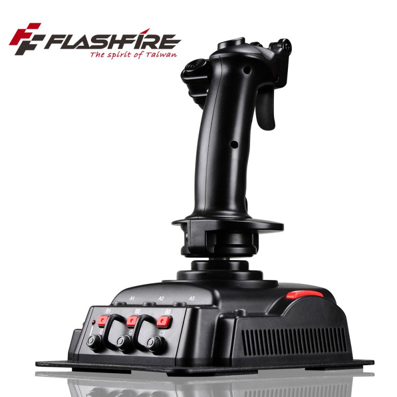 FlashFire 富雷迅  COBRA V6飛行格鬥專業飛行搖桿 獨行飛行搖桿 模擬飛行 TOPGUN 台灣品牌