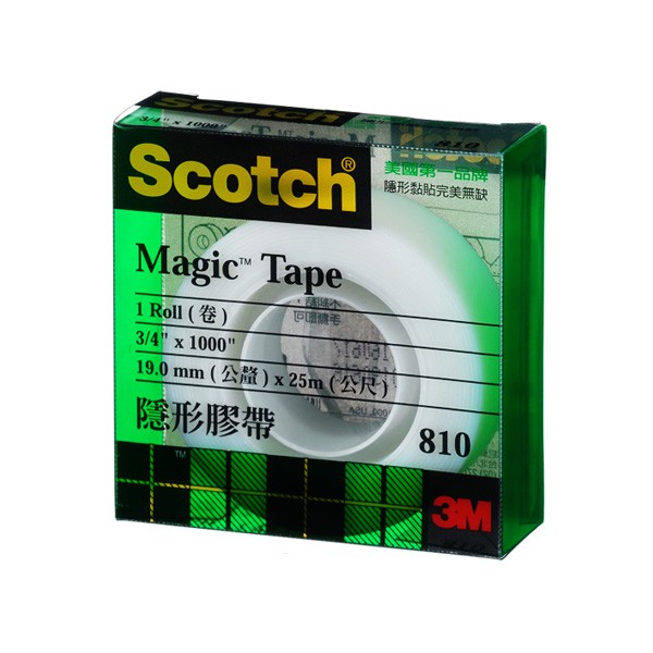 Scotch 3M 隱形膠帶 補充包 (810LM) 加大量 霧面膠帶【久大文具】