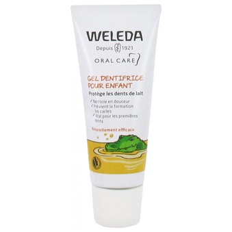 【現貨】weleda 兒童 牙膏金盞花 薇蕾德 兒童無氟牙膏 兒童學習潔齒 50ml