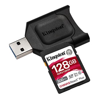 金士頓 Kingston CANVAS React Plus Kit SDXC UHS-II 128GB 記憶卡+讀卡機