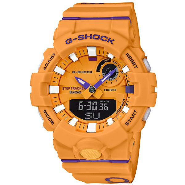 CASIO G-SHOCK G-SQUAD系列藍牙連線雙顯錶GBA-800DG-9A