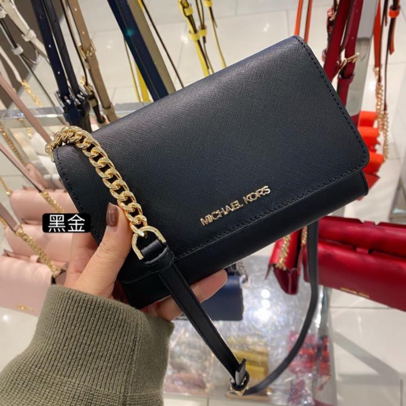 不用等現貨轉售只有一個mk最新woc金鍊包 灰 蝦皮購物