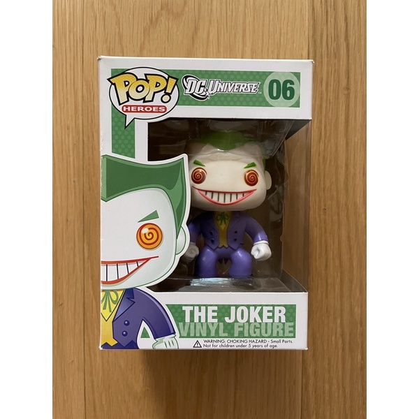 絕版 正版 Funko POP DC Universe Joker Vinyl Figure 06 2010 小丑