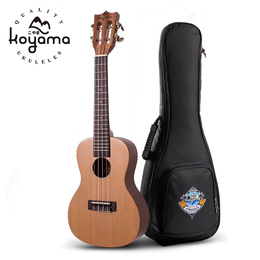 【恩心樂器批發】Koyama KYM-250CDR-C 古典琴頭系列 23吋烏克麗麗 紅杉單板 送原廠琴袋調音器背帶