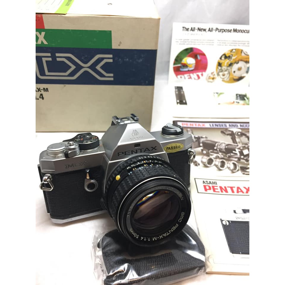 [老傑賣相機]PENTAX MX+smc PENTAX-M 50mm F/1.4 大光圈 全機械式 全手動