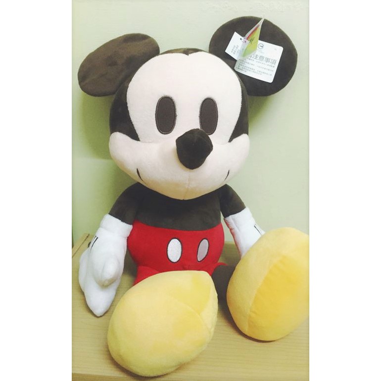 現貨出清 迪士尼 正版 米奇 50CM 16吋 米老鼠娃娃 玩偶 禮物 (含迪士尼標籤與雷標)