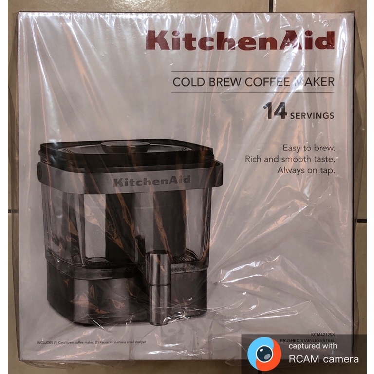 KitchenAid不鏽鋼冷萃咖啡機 品味 質感 美國百年