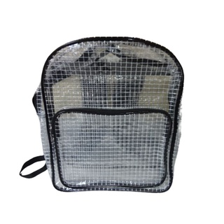 無塵背包 網格款 40x30x12 後背包 無塵袋 防靜電 透明 PVC背包 無塵包