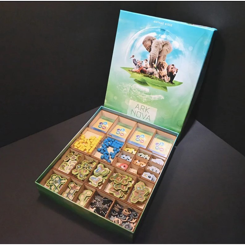 【陽光桌遊】(免膠收納) 方舟動物園 Ark Nova 桌遊收納盒 (不含遊戲)│烏鴉盒子 周邊