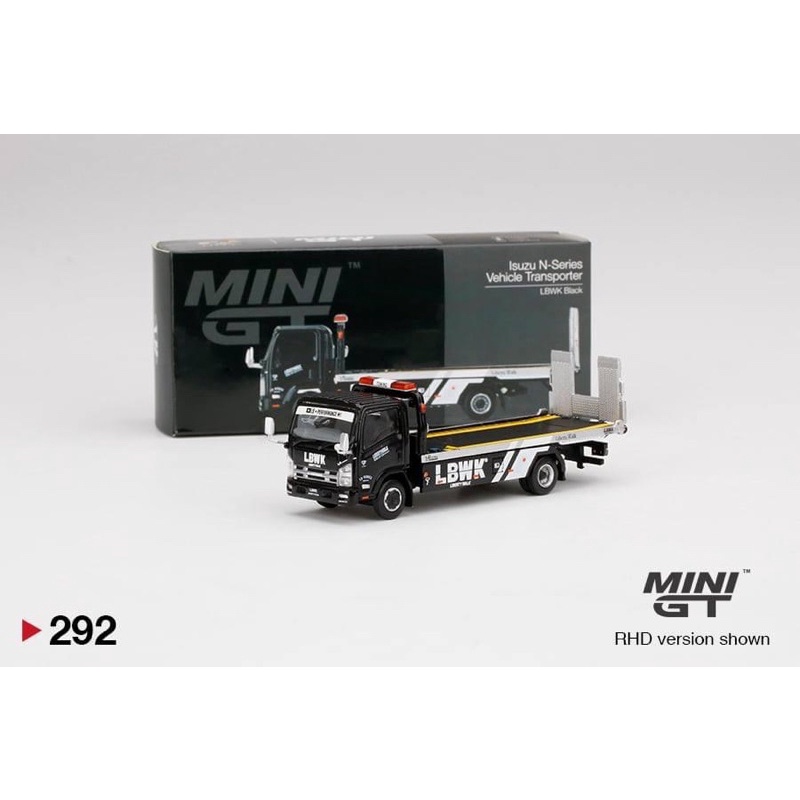 <阿爾法>MINI GT No.292 Isuzu N-Series Vehicle Transporter LBWK