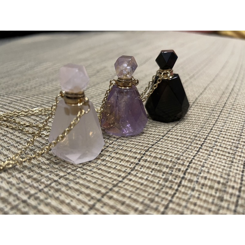 天然寶石-水晶香水瓶