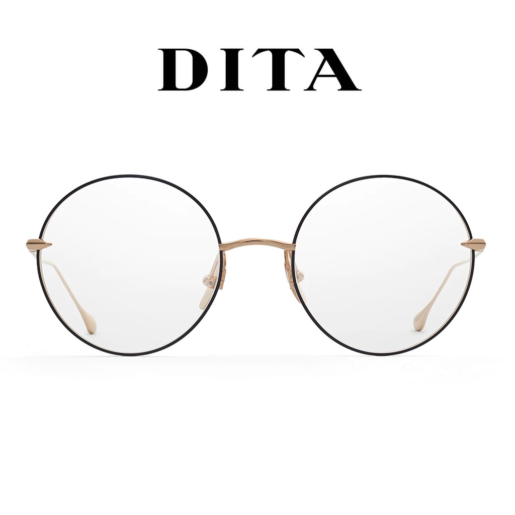 DITA 眼鏡 BELIEVER DTX506 03 (黑/金) 圓框眼鏡 圓眼鏡【原作眼鏡】